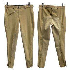 Women’s Riding Breeches in Tan - Classic Equestrian Fullseat